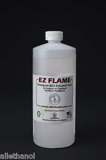 Liquid Ethanol Fuel for Indoor Gel Fireplaces Ventless ~ 12 bottles
