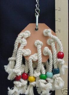 COTTON PATCH   13 OF ROPE WOW!~A Bird Toy~ parrot toys