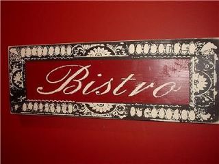 BISTRO Italian Shabby Kitchen Wood Signs