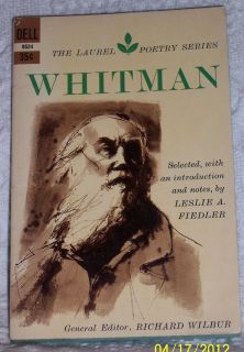 The Laurel Poetry Series Walt Whitman PB Dell Books 35 Cent Book 1964