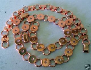 Copper Bracelets Findings Form blank button jewelry 8mm