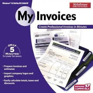 Newly listed My Invoices   Invoice Software   NEW CD ROMSA LE