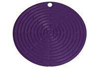 LE CREUSET CASSIS PURPLE SILICONE MULTIMAT COOL TOOL POT STAND