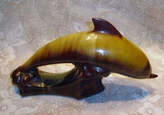 BMP Blue Mountain Canadian Pottery Large 12 Harvest Gold Leaping