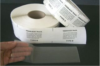 TEAR AID PATCH TAPE 3 x 60 TUBE RAFT REPAIR AND MORE