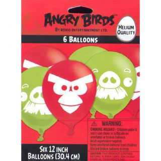 Birthday Party Favors on Angry Birds Latex Balloons   Birthday Party Supplies   Decorations