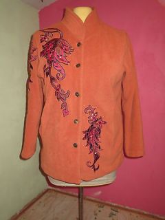 Newly listed BOB MACKE WEARABLEART  BEAUTIFUL FLOWER IN FRONT AND DOWN