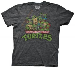 New~Teenage Mutant Ninja Turtles Group ~Adult Shirt~TV Cartoon