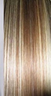HAIR EXTENSIONS ALL LENGTHS BLONDE BROWN HIGHLIGHT 160 GRAMS OF HAIR