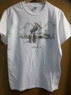 New Gilden T Shirts Boats, Pelican and Sea Design Front S  L