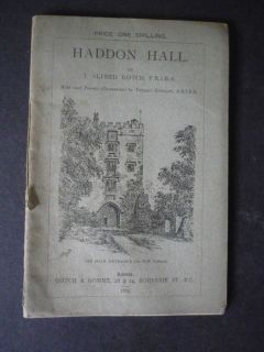 Haddon Hall J Alfred Gotch 1889 Edition United Kingdom