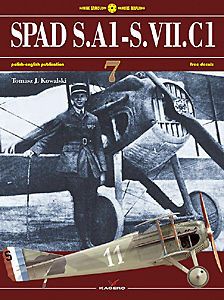 Kagero Book SPAD S.A1 through S.VII.C1   4 pgs color profiles, decals