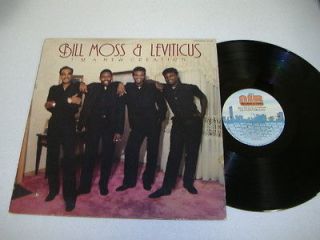 Black Gospel Soul LP BILL MOSS & LEVITICUS Im A New Creation on Air
