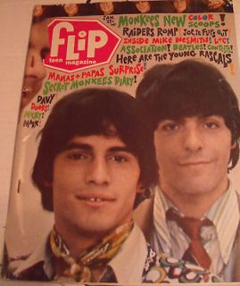 Jan 1967 Flip Teen Magazine  te Monkees, Raiders, Association, Beatles