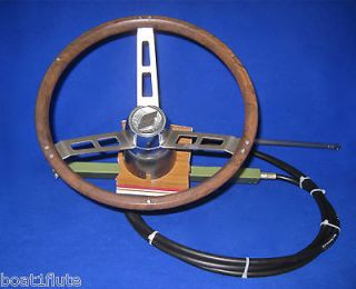 BOAT STEERING WHEEL TELEFLEX RACK & PINION & CABLE STEERING SYSTEM