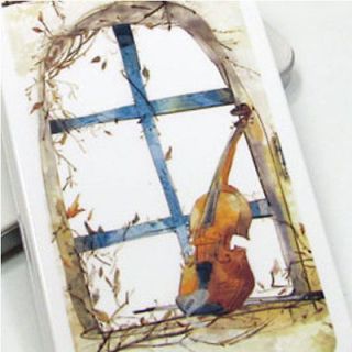 Note N7000 I9220 Cute Jelly Silicone TPU Soft Case Cover (Violin