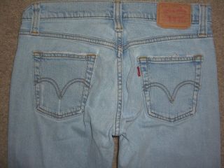Levis 513 Size 3 Medium Slouch Bootcut Stretch Womens Jean