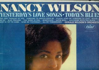 NANCY WILSON   LOVE SONGS / BLUES   CAPITOL LP