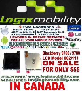 Orignal New Blackberry Bold 9700 / 9780 002/111 LCD Shipped USA