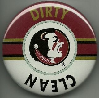 NCAA Florida State Seminoles Clean/Dirty Dishwasher Button Type Magnet