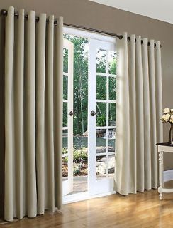Two (2) Weathermate Grommet Insulated Curtain Panels, each 40x84