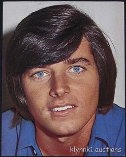 Bobby Sherman blue eyes closeup PINUP 1970s #70.127