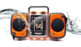 GDI AQ2S160 Orange Eco Terra Waterproof Boombox For iPod & s