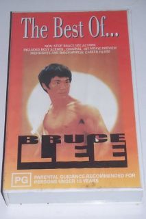 THE BEST OF BRUCE LEE VHS VIDEO