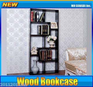 Bookcase Contoured Leveled Cabinet Bookshelf Book Shelf Bookshelves
