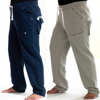 Mens Jogging Bottoms Fleece Joggers Casual Trousers Pants Multi