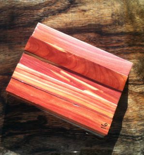 FBI* Aromatic Flame Cedar Exotic Wood Pen Blanks Turning Lumber Lathe