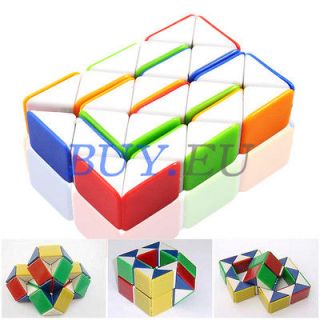 part Foldable Color Snake Rubik Magic Ruler Magic Cube Jigsaw PuzzLe