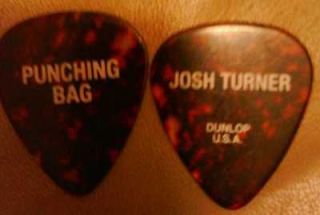 JOSH TURNER 2012 PUNCHING BAG TOUR STAGE USED GUITAR PICK OPRYLAND