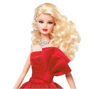 2012 collectors holiday barbie doll blonde new nrfb expedited shipping