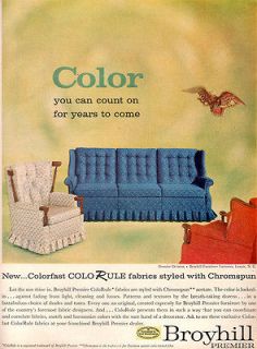 Broyhill Premier Furniture COLOR YOU CAN COUNT ON ColoRule Chromspun