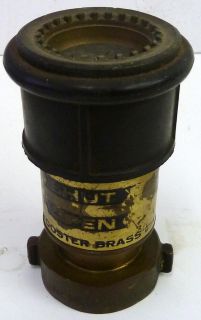 Wooster Brass NIF CP 15 NH Fire Hose Nozzle 2 Hose