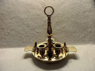Brass Triple Candle Holder Candelabra 