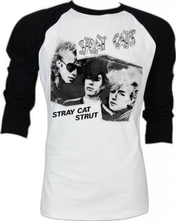 Stray Cats 80s rockabilly Brian Setzer Runaway Boy Rock T Shirt 2