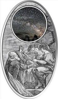 APOCALYPSE IV UNIVERSE Milky Way Maya Prophecy Silver Coin 10$ Fiji