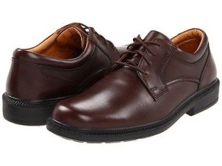 Mens Hush Puppies Strategy Brown Leather Shoe Lace Up Oxford H10707