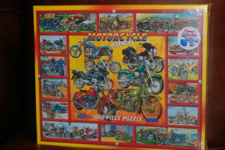 Jigsaw Puzzles Motorcycle Madness.100 0 pcs.