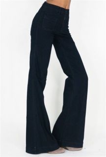 218 J Brand Bette High Rise 70s Flare Wide Leg Pants Jeans in