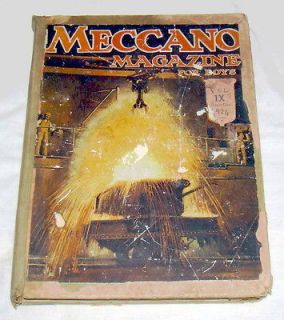 1923 1924 Meccano British Magazine Lot   21 Issues   Trains, Planes
