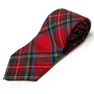 Ingles Buchan Scottish Tartan/Plaid Tie   100% Wool   Made in Scotland