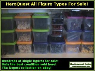 HeroQuest All Figure Types For Sale Unpainted Unbroken Hero Quest Game