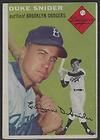 1954 Topps Baseball 32 Duke Snider Card BROOKLYN DODGERS