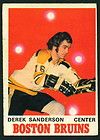 Vintage 1970s Derek Sanderson Printing Plate Bruins