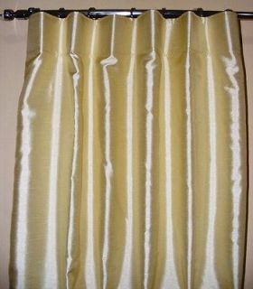 Faux Silk Curtains with Hook Top Tape & lining,can be hanged on any