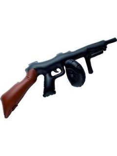 20s 1920s Gangster Inflatable Tommy Gun Toy 75cm Fancy Dress New 1st
