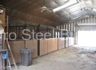 32x48x18 Metal Building Equestrian Horse Hay Barn Tac Room Shed Kit
